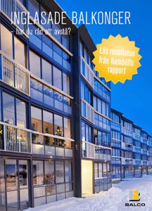 Katalog från Balco öppna och inglasade balkonger Ramböll