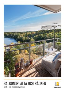 Katalog från Balco öppna och inglasade balkonger