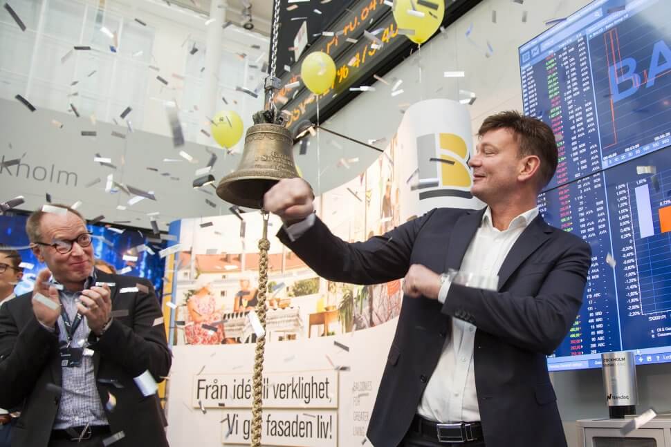 Kenneth Lundahl - Balco Balconies is listed on Nasdaq Stockholm