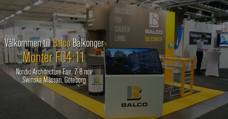 Nordic Architecture Fair - Balco AB