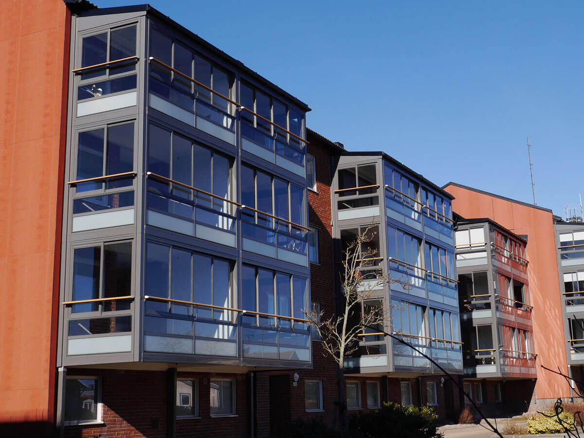 Brf Falkenbergshus Efter renovering av Balco