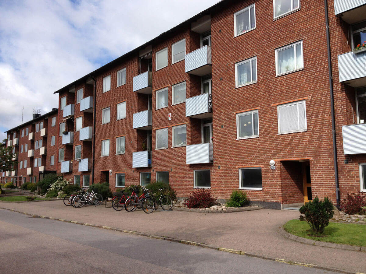 Brf Falkenbergshus före renovering av Balco