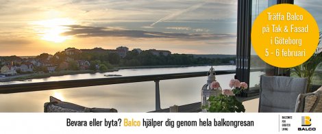 Träffa Balco på tak & fasad