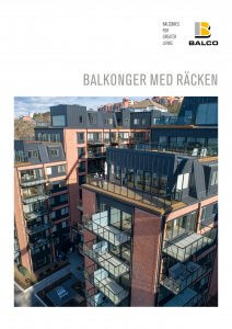 Katalog från Balco öppna och inglasade balkonger