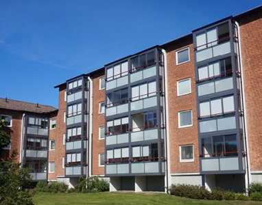 Brf Helsingborgshus nr 10, Helsingborg. Balco AB inglasade balkonger