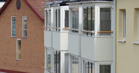 Inglasade balkonger från Balco, marknadsledande i branschen.