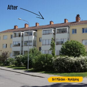 Inglasade balkonger från Balco, marknadsledande i branschen.