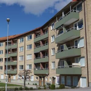 Brf gullvivan Balco innan renovering av balkong