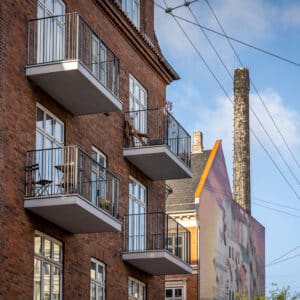 Öppen balkong Balco Postgården