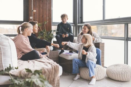 Galaxen Växjö inglasad balkong från Balco