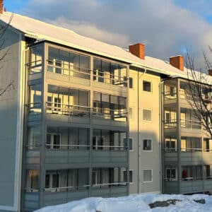 Efter - Balco Inglasad balkong hos Brf Liljan i Söderhamn