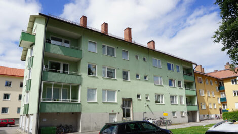 Brf Sockerbruket i Gävle före Balco