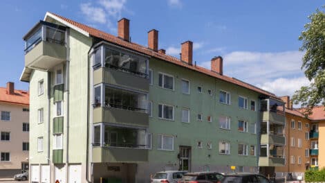 Brf Sockerbruket i Gävle med Balco