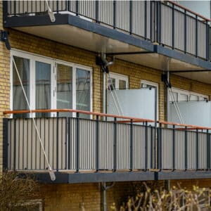 AB Vesterkøb, 38 altaner, Hedehusene. Balco Altaner