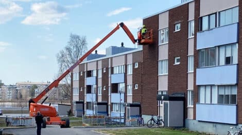 Balco påbörjar byggnationen av 408 moderna balkonger hos Brf Gärdan i Luleå.