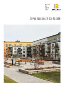 Öppna balkonger från Balco