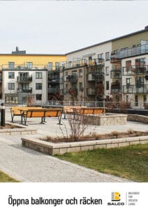 Öppna balkonger från Balco