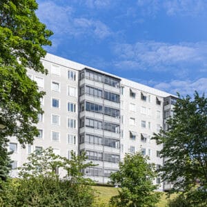 Balco inglasade balkonger hos Brf Ludvigsberg i Sundsvall