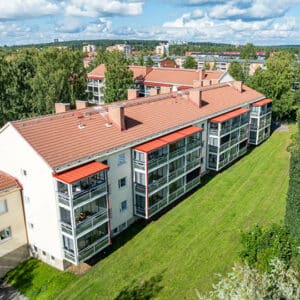 Balco inglasade balkonger hos Brf Rödstjärten i Östersund