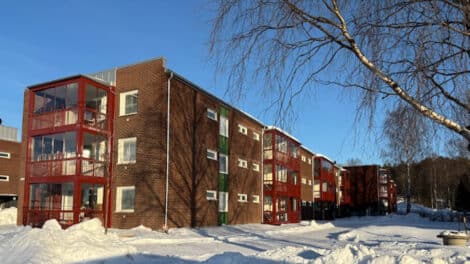 Balcos balkongprojekt hos Brf Gärdan i Luleå