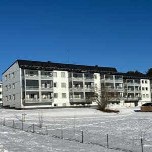 Inglasade balkonger från Balco i Sundsvalll.