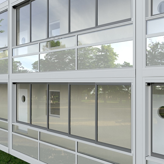 Balco Access® ger skyddade loftgångar och entrébalkonger. Få tryggare boendemiljö, lägre energikostnader och ökad komfort i din fastighet.