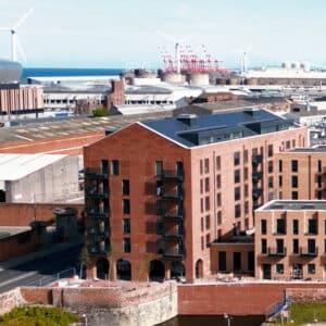 Balco Balcony Systems Ltd | Levitate balconies and Juliet balconies at Lightbody Street in Liverpool
