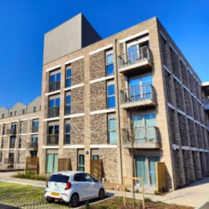 Balco Ltd. Levitate balconies at Randalls Way in Leatherhead