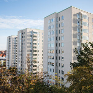 Balco inglasade balkonger Brf Dammen Liljeholmen Nybohov Stockholm