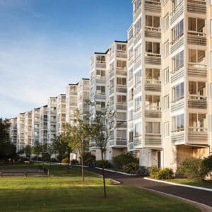 Balco inglasade balkonger i Göteborg Brf Kvarnberget