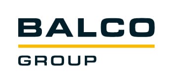 Balco Group logo vit rektangulär
